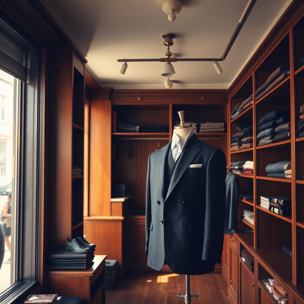 Intérieur de l'atelier Tailleur Express Metcalfe